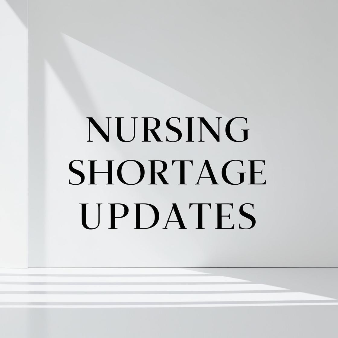 Health Care Staffing Shortages and Potential National Hospital Bed Shortage